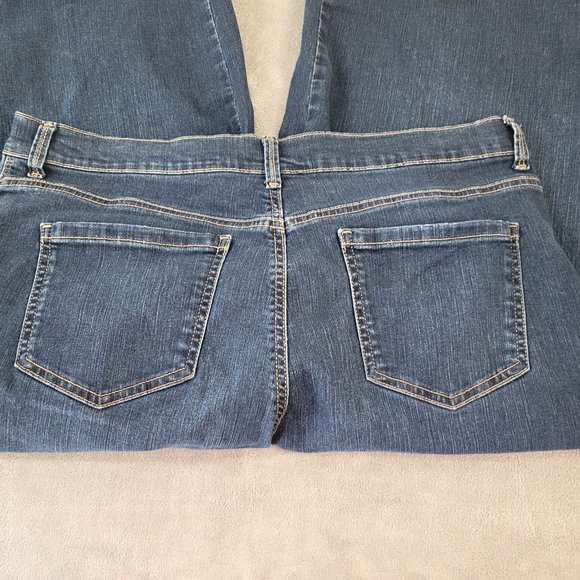 Gloria Vanderbilt Womens Jeans 18 All Around Slim Amanda Capri Dark CAP30E - Picture 6 of 9